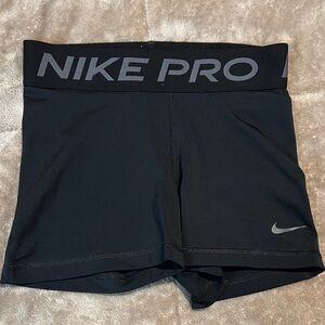 Nike Pro Women's Athletic Black Shorts